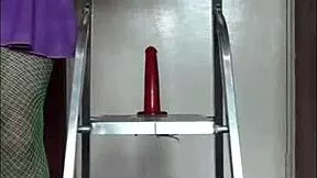 shy crossdresser slut heels dildo deepthroat ass to mouth ready