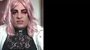 shy crossdresser slut heels dildo deepthroat ass to mouth ready