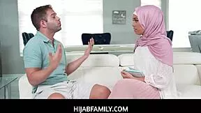 i'm innocent arab stepsis in hijab experiencing blowjob handjob deepthroat with willow ryder