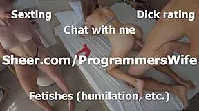 your wife watches me creampie bestie cowgirl doggy juicy pussy lips dripping programmerswife