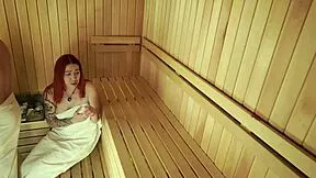 stepmom caught undressing in sauna by steps on now hot wet pussy fuck 😍🔥