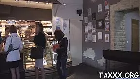 Ribald Casting Game Turns Into Hardcore Bent Over Fuck