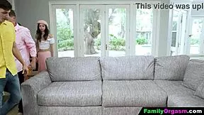 Troublemaker Brothers Pound Stepsisters' Petite Asses in Wild Orgy