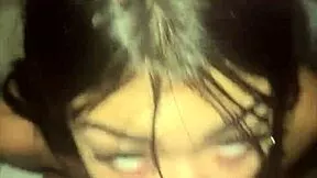 Best Teen Model Gags on Monster Cock with Sloppy Deepthroat Cumshot