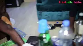 African Black Students Turn Hostel into Night Club for BBC Doggystyle Creampie Orgy