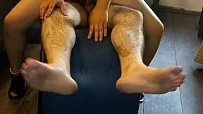 Alicia the Horny Student Sits on My Face for Footjob then Rides Me Hard