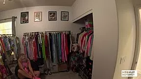 bts busty blonde tiffani madison... wanna rip this kinky outfit off her curves right now?