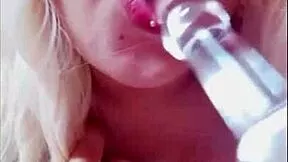 whoa check my huge tits then watch me fuck this toy 💦🍈