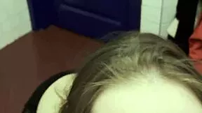 Wanna see her slurp cock for a cocktail outside like a naughty student slut?