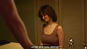 my ex came for tea but accidentally creampied my tight pussy in 4k