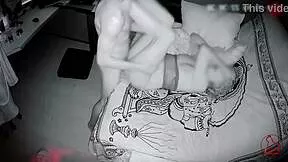nightvision student guy bends over milf housewife for doggystyle quickie fun