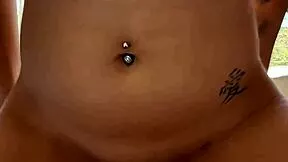 Big natural tits bounce wildly on this alternative goth girl getting fucked hard!