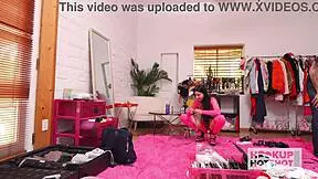 bts kaitlyn katsaros spreads her tight pussy wide in sexy photoshoot skirt spanking 📸🍑