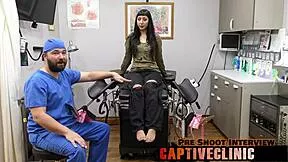 selena sativa bound as human guinea pig TICKLED barefoot in bdsm domination