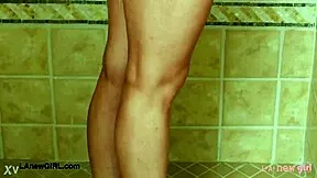 oh man i took that teen blonde model shower and it got me so umm wet