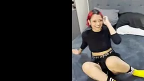 emily the goth latina teen drops her first porn vid