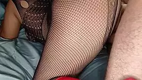 Stepdad's cock fills all my holiday holes what a gift!
