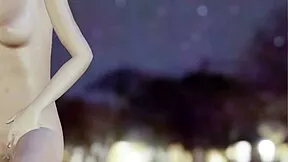 whoa did this emo teen really masturbate with a dildo right out on the street?