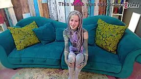 Interview Turns Into Wild Ball Sucking Creampie Fuck