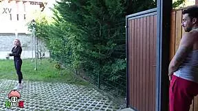 Passionate Stepsis Polly Yangs Yoga Caught Leads to Garden Fuck