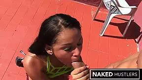 omg casey cane's curvy puerto rican ass taking bbc deep outdoors so exotic 🔥🍑