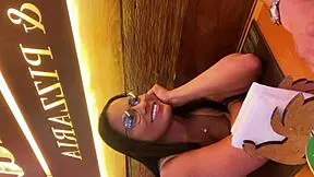 she got so horny at dinner we fucked hard in the parking lot