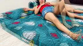 yo sharing that bed with stepsis on vacay turned into one wild night of wet pussy licking huge tits bouncing monster cock deepthroat and creampie madness we shouldn't mention