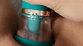 my clit sucker vibrator rips the best orgasm from my brazilian pussy