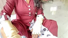 hot indian teacher bends over for boyfriend's monster cock doggystyle