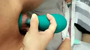 my clit sucker vibrator rips the best orgasm from my brazilian pussy