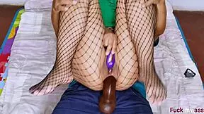 my anus hurts sitting on that huge black cock it gapes too deep!