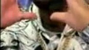 bald pussy judy squirts hard from anal fingering and bbc deepthroat