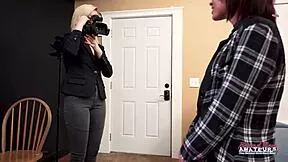 keyton and nica ride big cock deep, share cum swallow after rimming balls?