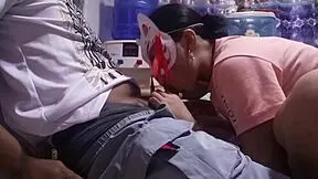first blowjob of the new year felt so emotional for this pinay teen couple