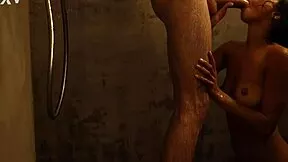 spied my wife fingering wet in shower now im rock hard 😈💦