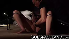SLAPPING SLAVE ASS HARD AND TYING HER UP FOR TOTAL SUBMISSION!