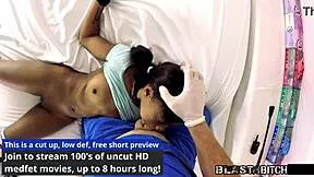 damn helpless minnie rose got blasted by doctor tampa's huge cum load on blastabitch