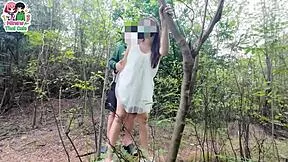 i devour thai pussy deep in forest outdoors!