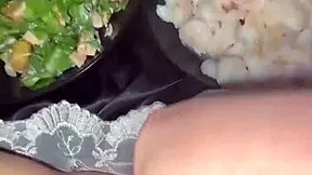 Craziest food masturbation by kinky arab stepsis rips clothes drips pussy in la