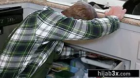 why does this lustful muslim teen crave the handyman's throbbing monster cock so bad?