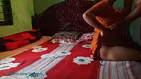 college indian wife sneaks home alone for wild amateur fucking
