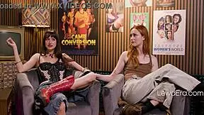 me and my bestie lana small talk about those wild pornstar parties... scarlet skies too
