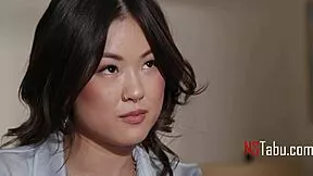 every petite asian dreams of boss cock but does she handle the sensual rough ride?