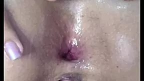Watch this Latina teen's big ass shake and squirt on old man's monster cock till creampie explodes inside.