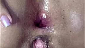 Watch this Latina teen's big ass shake and squirt on old man's monster cock till creampie explodes inside.