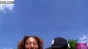 slim black hoe chokes on hood bbc deepthroat