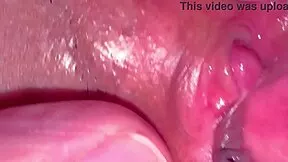 still so pink and wet 269 days after she lost virginity amateur shaved pussy closeup