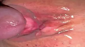 still so pink and wet 269 days after she lost virginity amateur shaved pussy closeup