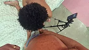 latina teen bends over for stranger's intense bareback anal doggystyle in amateur video
