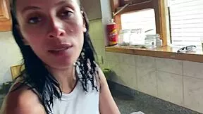 god, fucking my best friend's skinny shaved wife doggystyle feels so damn good again!